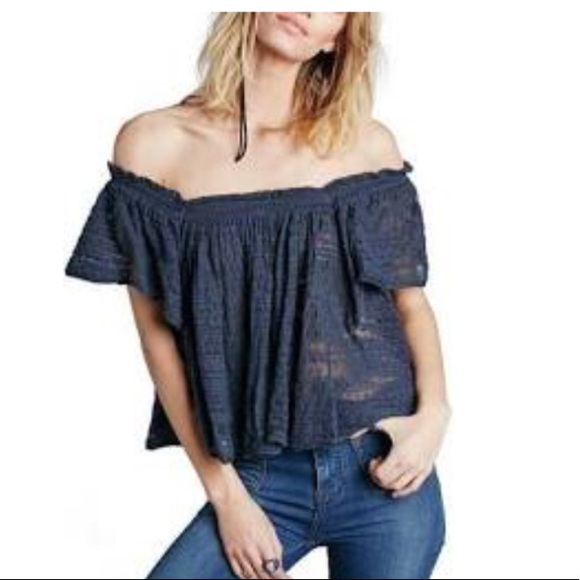 Free People Tops - Free People Cropped Blouse